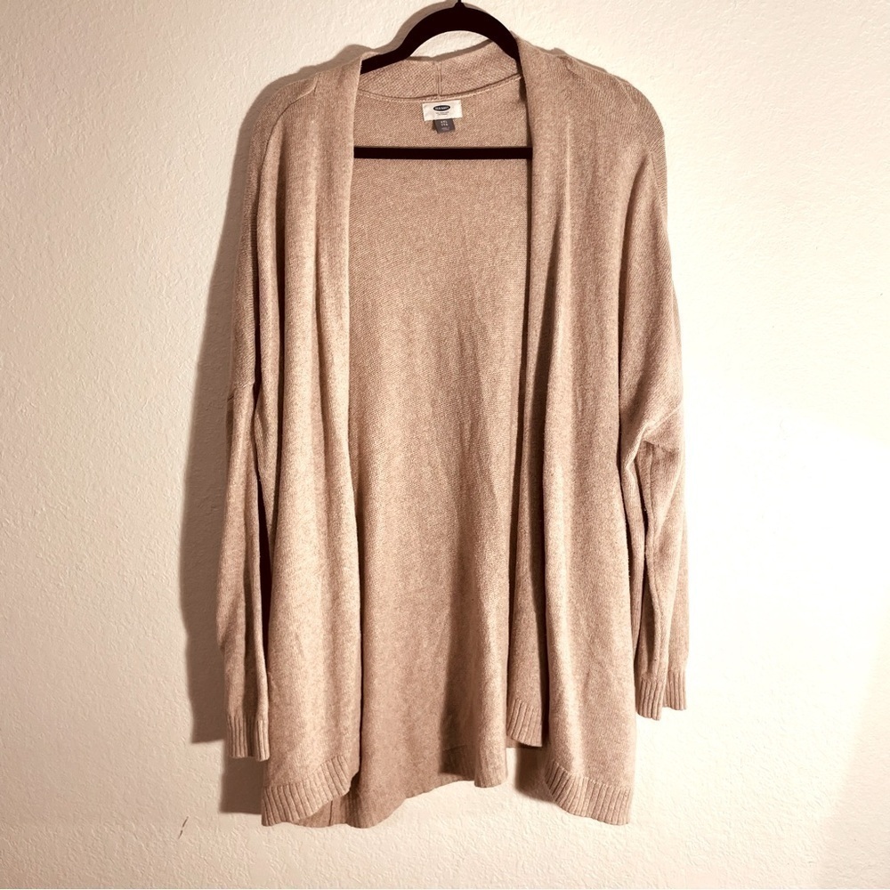 Old Navy woman's XXL brwn Open-Front Cardigan stretch casual everyday staple